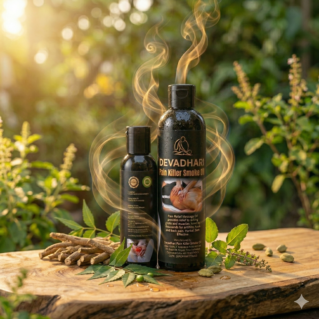 Devadhari Smoke Pain Relief & Massage Oil 🌿