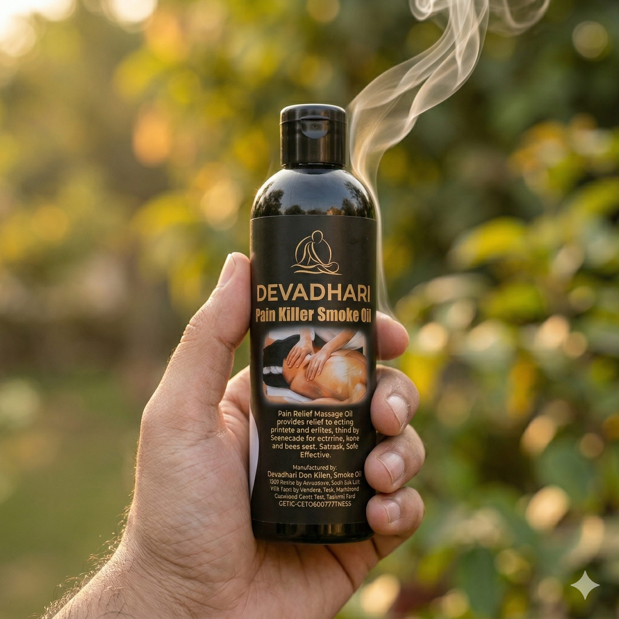 Devadhari Smoke Pain Relief & Massage Oil 🌿